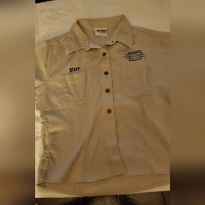 Womens small Harley Davidson Staff shirt